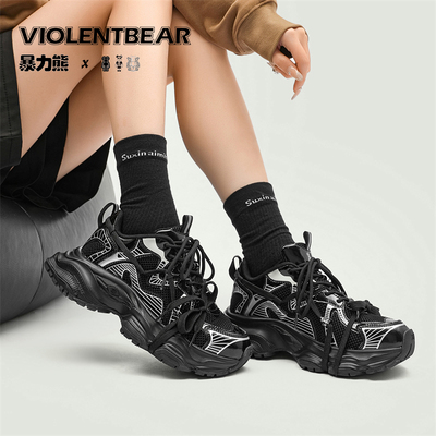 暴力熊2025厚底情侣老爹鞋