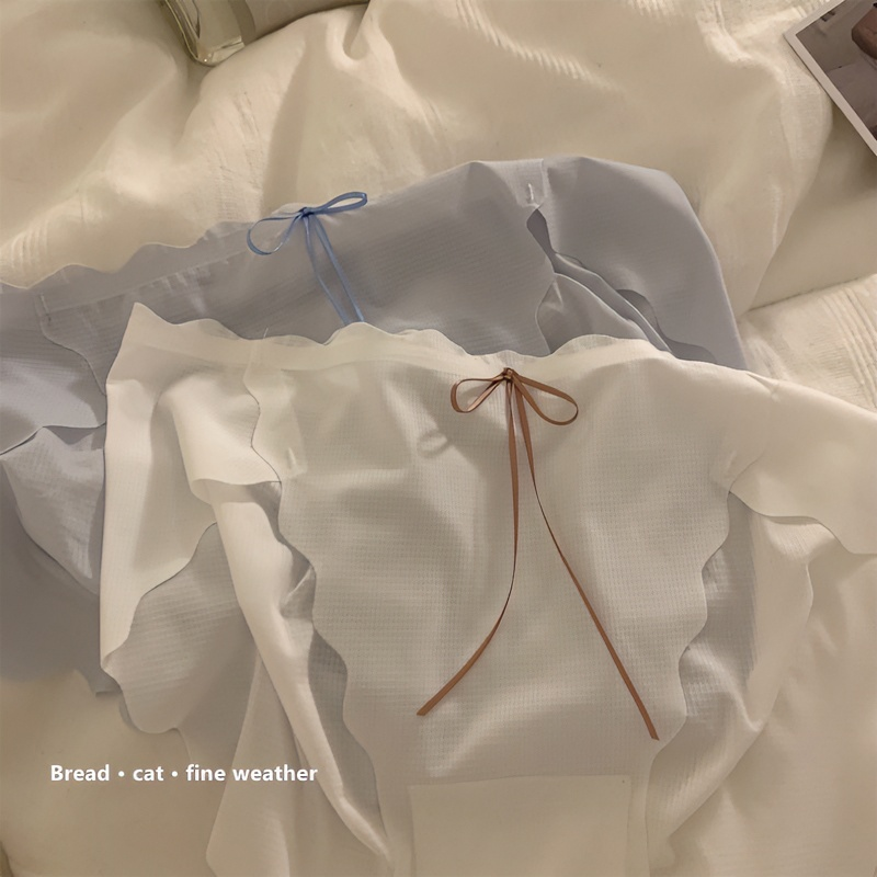 轻薄无痕 裸感夏天【超薄 一片式】夏季薄款女士无痕冰丝内裤女生