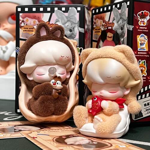 泡.泡玛特盲盒dimoo网红爆款迪迪尼美梦好事花生卡手办摆件潮玩具