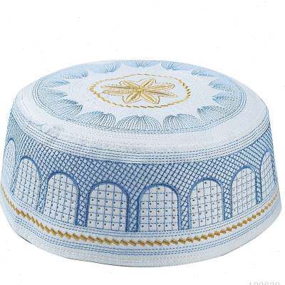 男士夏季帽子新款透气白帽男士白帽礼拜帽沙特阿拉伯朝拜帽子