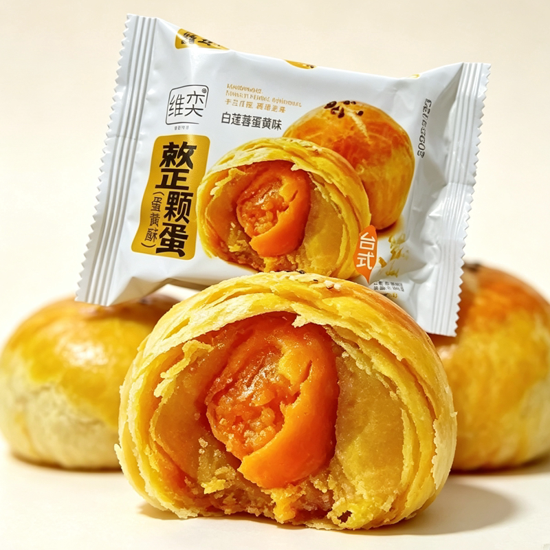 维奕白莲蓉海鸭咸味蛋黄酥