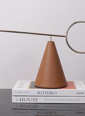 现代简约平衡艺术品摆设酒店售楼处玄关样版房客厅软装饰品摆件