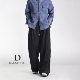宽松阔腿解构垂感休闲裤 DAL 裤 男2025年夏季 美式 复古高级黑色西装