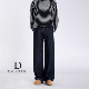 DAL 莱赛尔潮流宽松直筒休闲裤 复古丹宁色阔腿牛仔裤 男2025年秋季