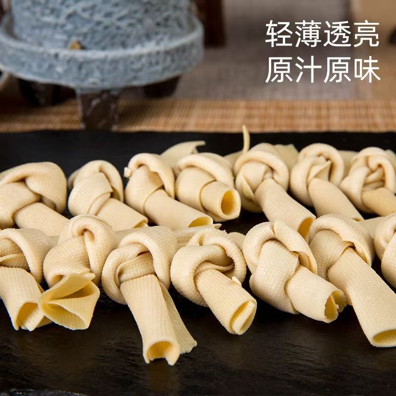 豆皮结豆制半成品薄千张豆腐皮图片