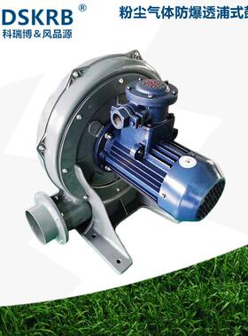 ExtDA21IP65粉尘防爆风机化工制药易爆粉尘输送吸尘风机