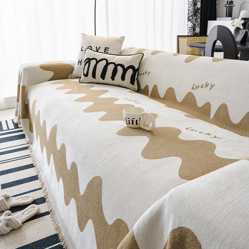 雪尼尔沙发垫四季通用现代高端皮防滑2025新款轻奢风高级套罩盖布,居家布艺,沙发垫,淘宝优惠券,粉丝福利购,淘宝优惠卷