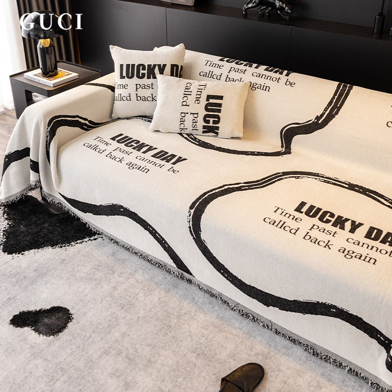 ins风流苏沙发巾四季通用防猫抓沙发盖布全盖沙发毯沙发套罩防尘,居家布艺,沙发垫,淘宝优惠券,粉丝福利购,淘宝优惠卷