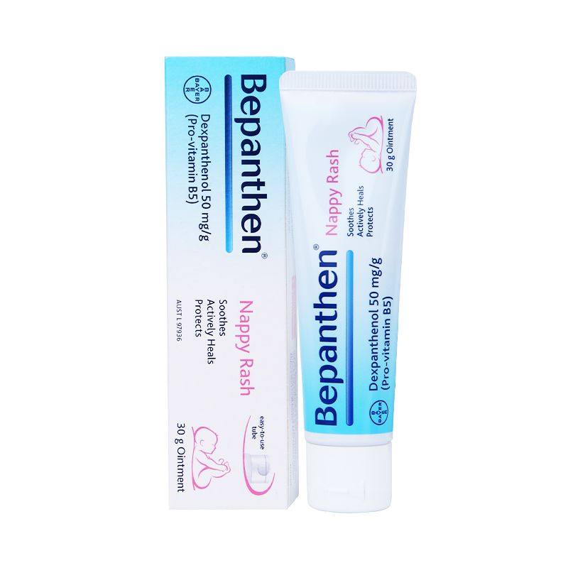 澳洲拜耳护臀膏霜bepanthen婴儿宝宝红屁屁股pp霜屁屁乐 30g/100g