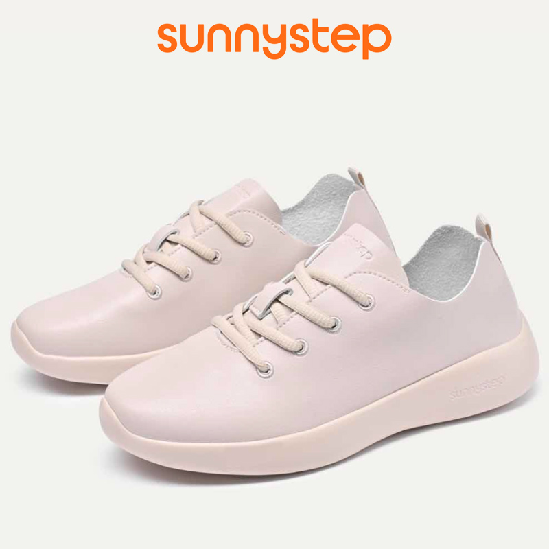 步步晴天Sunnystep休闲鞋防水步行鞋云朵运动鞋女室内乐福鞋