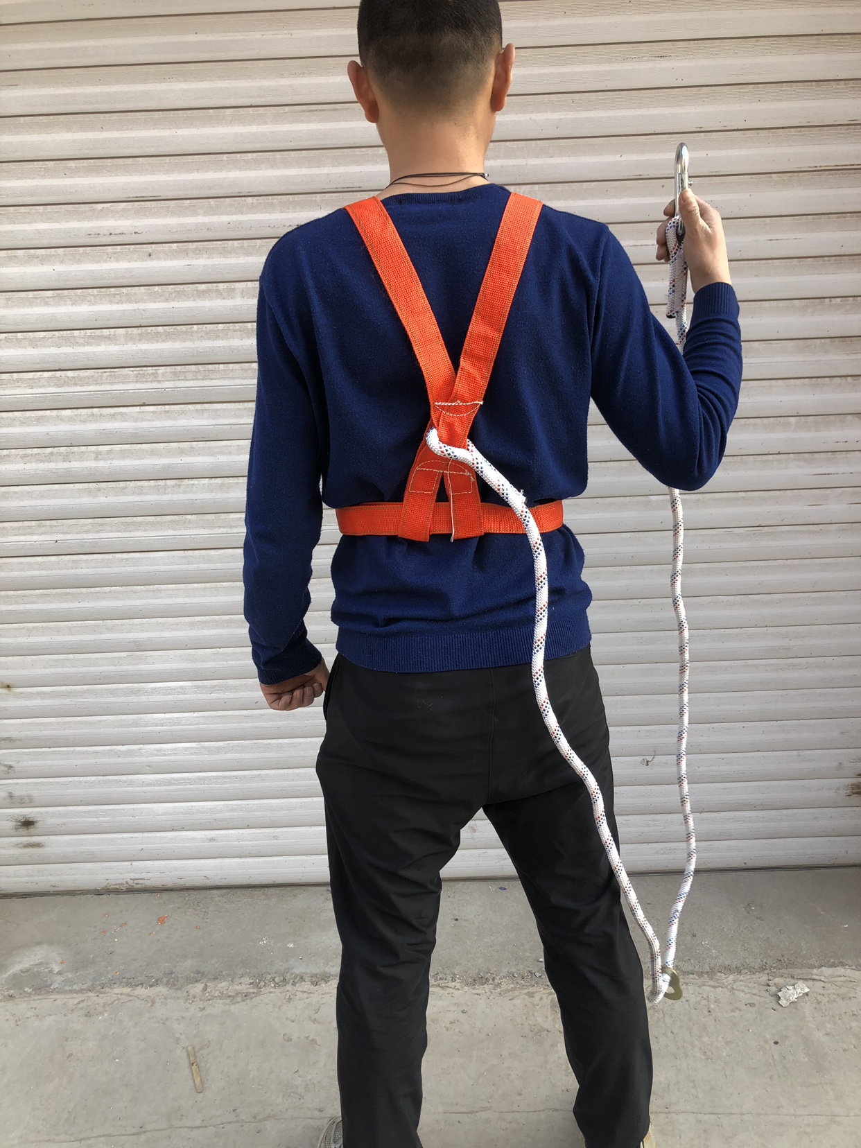 Five-point half-body three-point strap set a complete set of safety belts for construction site construction
