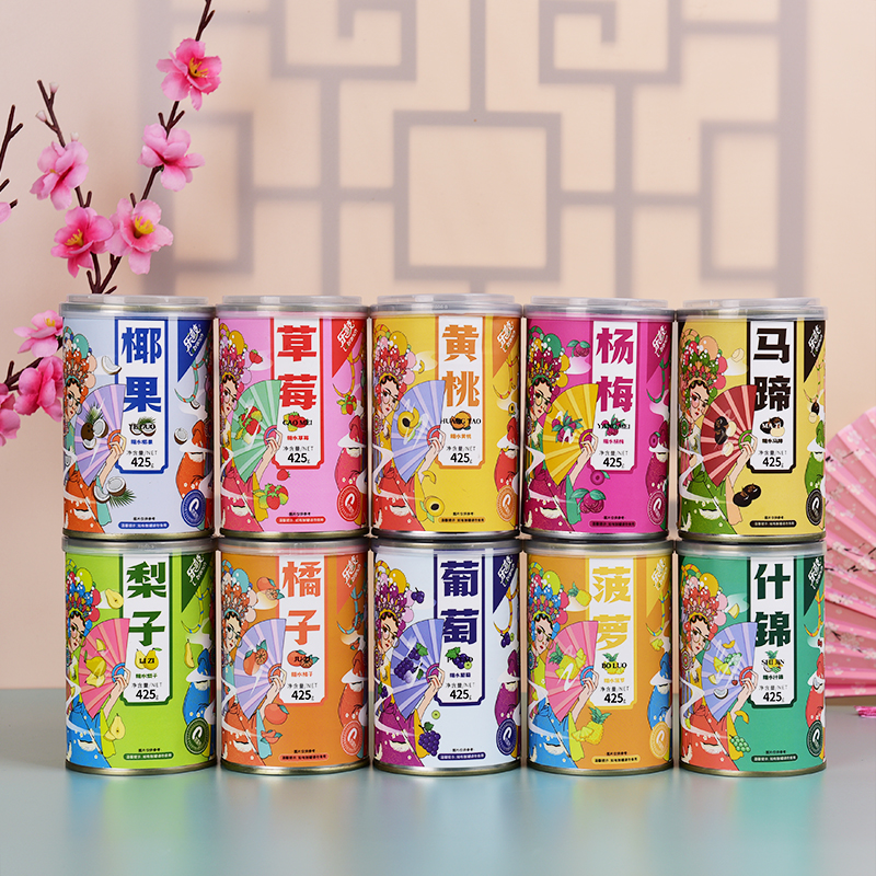水果罐头多口味混合装整箱