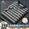 PIERRE CARDIN MENS MULBERRY SILK SHORT SLEEVE POLO SHIRT DAD WEAR BUSINESS CASUAL SILK THIN STRIPED T-SHIRT TIDE