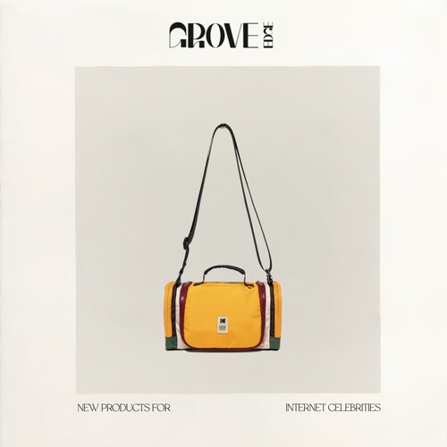 【现货】GROVE EDGE韩国小众撞色复古胶卷相机包斜挎单肩包旅行包