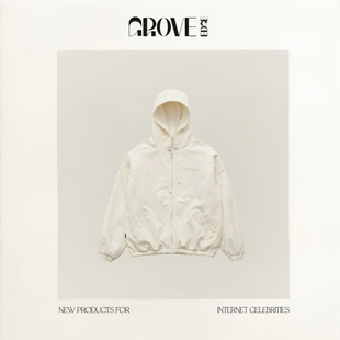 EDGE八奶家双面穿字母刺绣摇粒绒连帽外套 GROVE 运动裤 现货