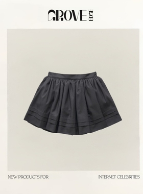 【现货】GROVE EDGE韩国八奶新款红色短袖修身针织上衣短裙套装