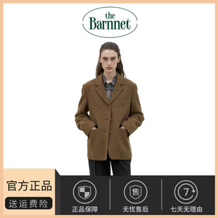 【现货】lerobe美娜小香风西装女23ss韩版气质百搭复古羊毛呢外套