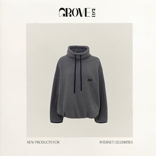 【现货】GROVE EDGE韩国设计师baby酱同款摇粒绒卫衣裙子套装韩系