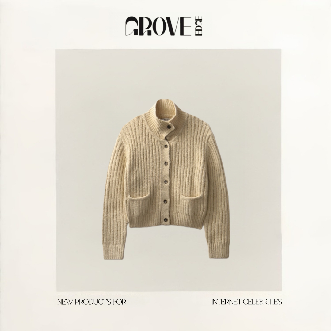 【现货】GROVE EDGE冬季新款韩国设计师李孝利金泰妍同款开衫