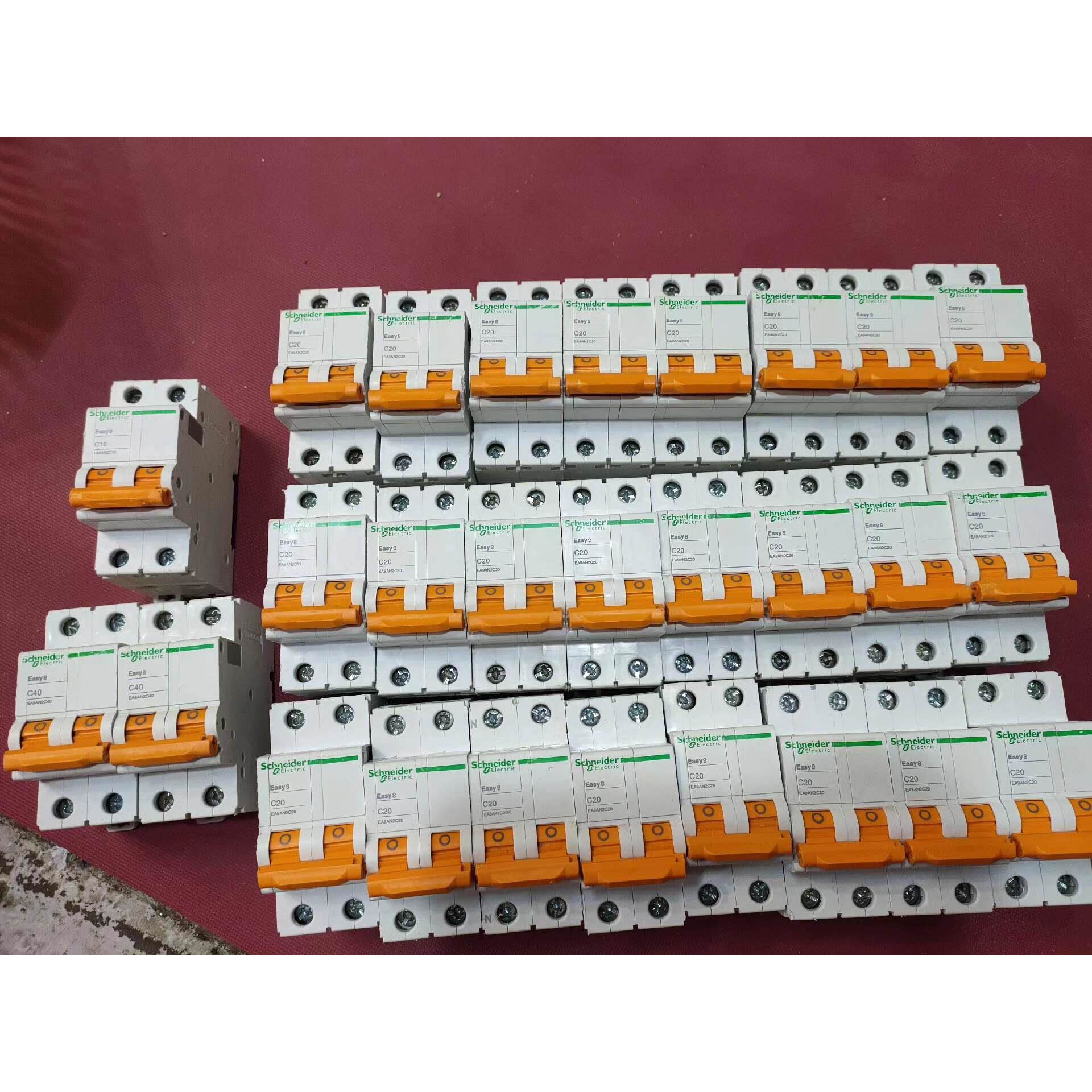 议价施耐德空气开关Easy9 2p断路器 家用 不带漏电保护器