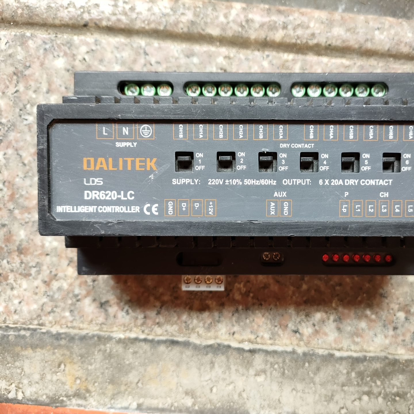 议价莱得圣dalitek lds DR620-lc六路灯光控制器