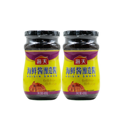 海天海鲜酱400g*2瓶装家用小炒调味料 火锅蘸料烧烤炒菜调味酱