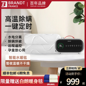 Brandt白朗2023新款水暖毯双人电热毯子单人水循环全套家用电褥子