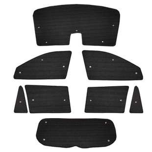 极氪001遮阳帘侧窗吸盘式隐私帘车窗窗帘防晒隔热汽车专用遮阳挡