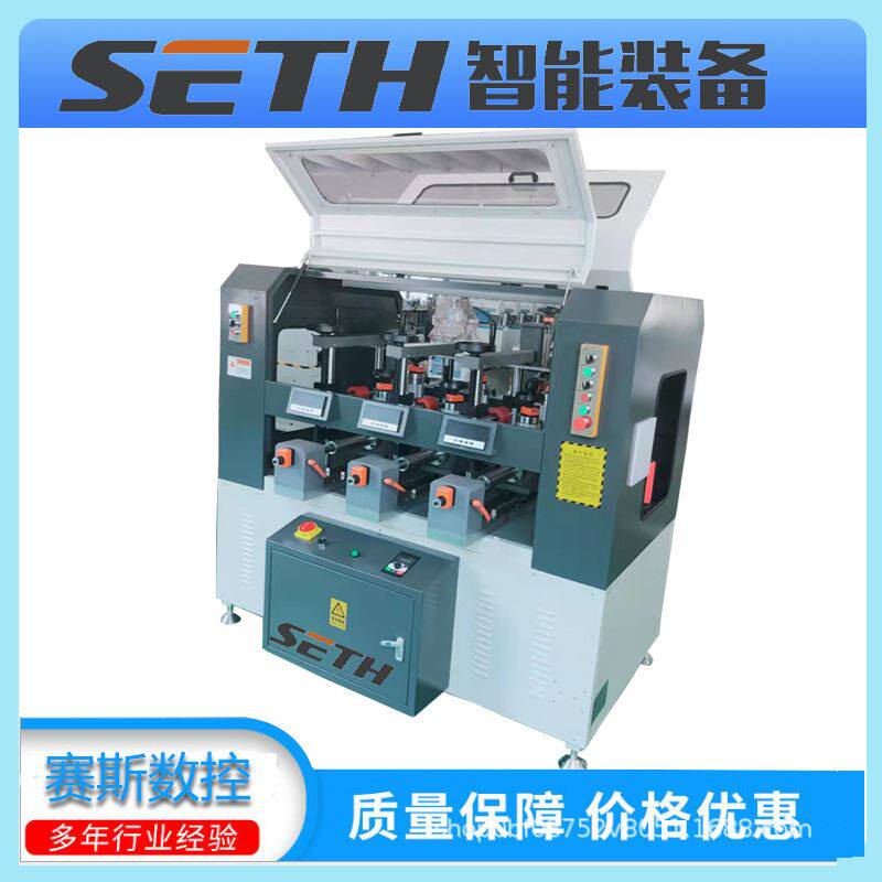 断桥铝隔热型材滚压复合机开齿床条一体机 断桥铝合金门窗设备