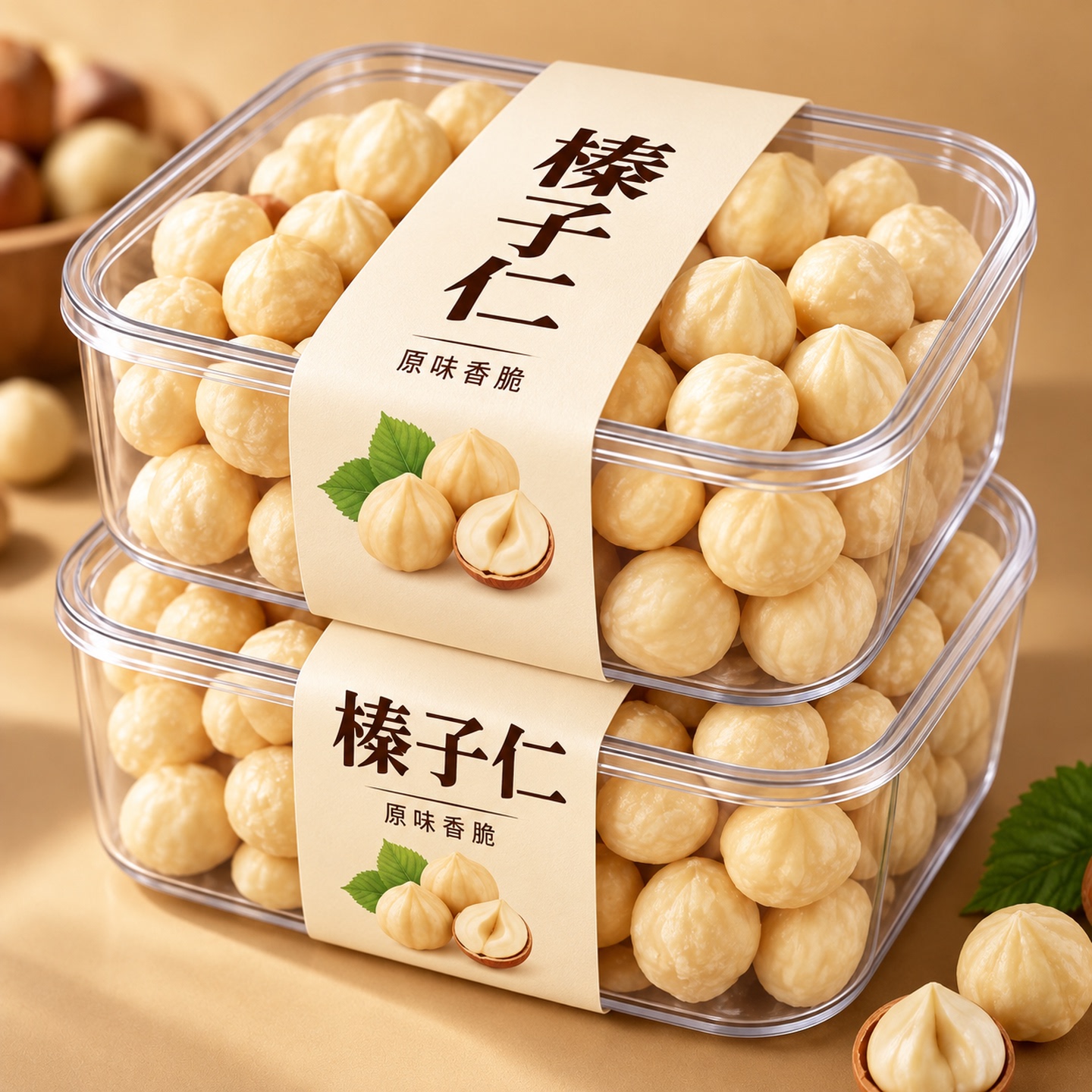 榛子仁烘焙官方旗舰店专用东北特产新鲜特产坚果野生开口榛果炒熟