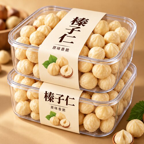 榛子仁烘焙官方旗舰店专用东北特产新鲜特产坚果野生开口榛果炒熟