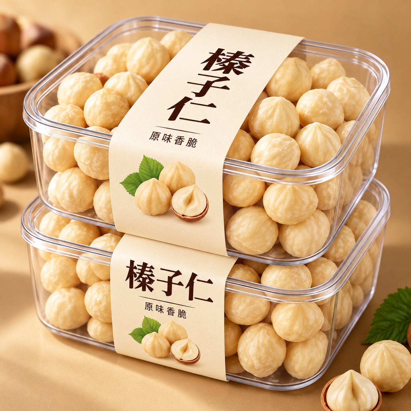 榛子仁烘焙官方旗舰店专用东北特产新鲜特产坚果野生开口榛果炒熟