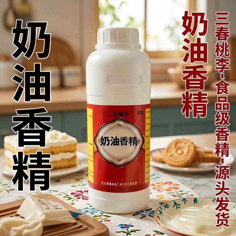 奶油液体香精饮料烘焙奶茶面包蛋糕增香剂奶油味奶香味食用香精