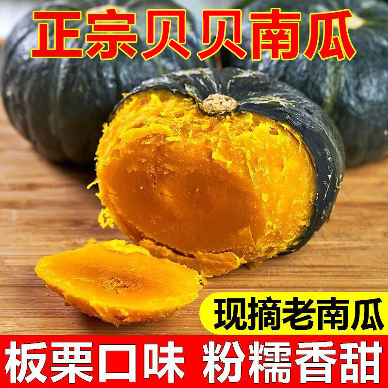 贝贝南瓜正宗广西新鲜板栗味小南瓜栗面日本老瓜婴儿孕妇粉糯5斤,水产肉类/新鲜蔬果/熟食,南瓜,淘宝优惠券,粉丝福利购,淘宝优惠卷