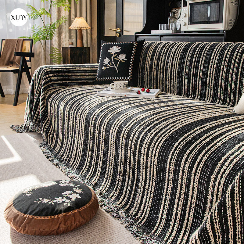 寻由沙发巾盖布简约防滑耐脏四季通用轻奢高级感防尘套罩沙发罩套