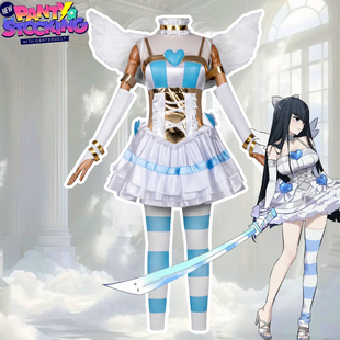 吊带袜天使cos服史朵巾战斗服洛丽塔cosplay二次元动漫裙装带翅膀