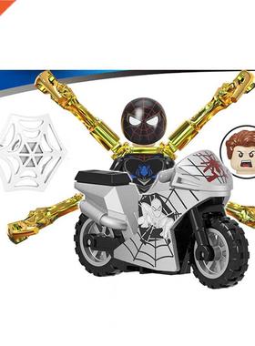 Superhero Iron Spiman Series Suit Building Blocks Bricks