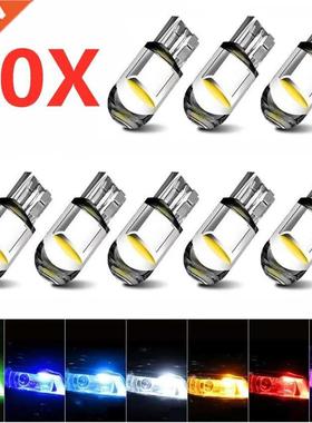 20/10/2PCS 2021 Newest W5W Led T10 Car Light COB Glass 6000K