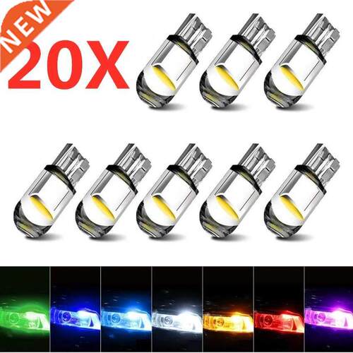 20/10/2PCS 2021 Newest W5W Led T10 Car Light COB Glass 6000K