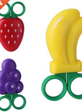 Strawberry Banana Carrot Shape Fridge Magnet with Small Scis