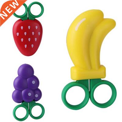Strawberry Banana Carrot Shape Fridge Magnet with Small Scis