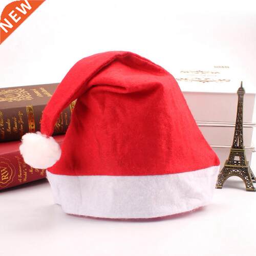 5Pcs Portable Chrimas Hat Eye-catching Non Woven Fabric Ad