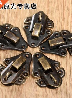 5Pcs 48x35mm Antique Brass Drawer Latches Jewelry Chest Box