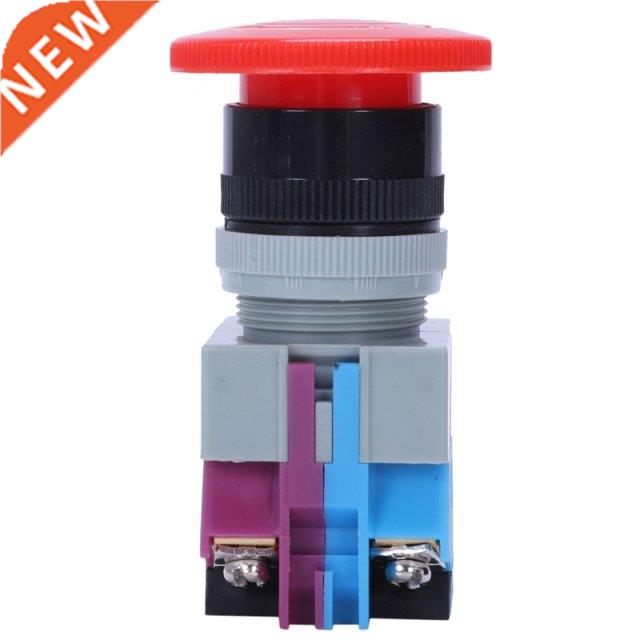 AC 600V 10A Red Mushroom Emergency Stop Push Button Switch 2