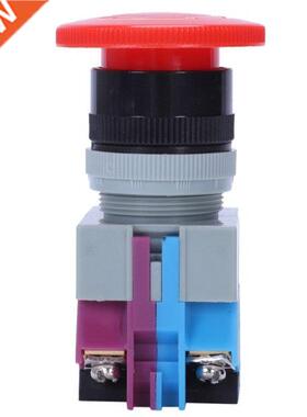 AC 600V 10A Red Mushroom Emergency Stop Push Button Switch 2