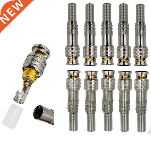 2pcs/5pcs/10pcs BNC JR-B25 Male Solderless BNC Connector for