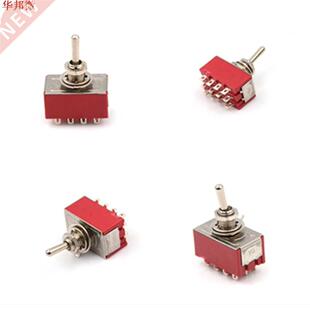 Nouveau 6A/125VAC 2A/250VAC 12 broches 4PDT ON/ON 2 position