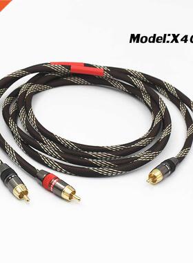 High Quality Audio RCA Cable,OFC Copper Plated Silver Cable,