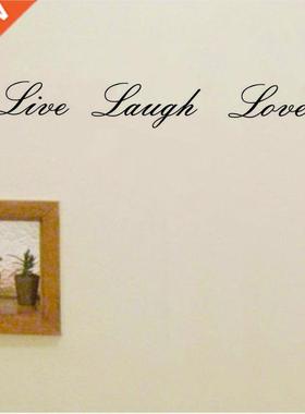 Live Laugh Love Wall Sticker Removable Quote Decor Vinyl