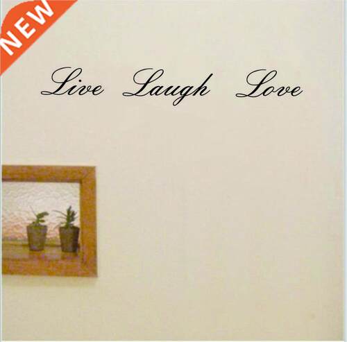 Live Laugh Love Wall Sticker Removable Quote Decor Vinyl